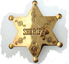Messingstern \"Sheriff\"